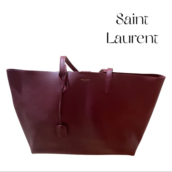 Saint Laurent Leather Tote - Picture 1 of 14